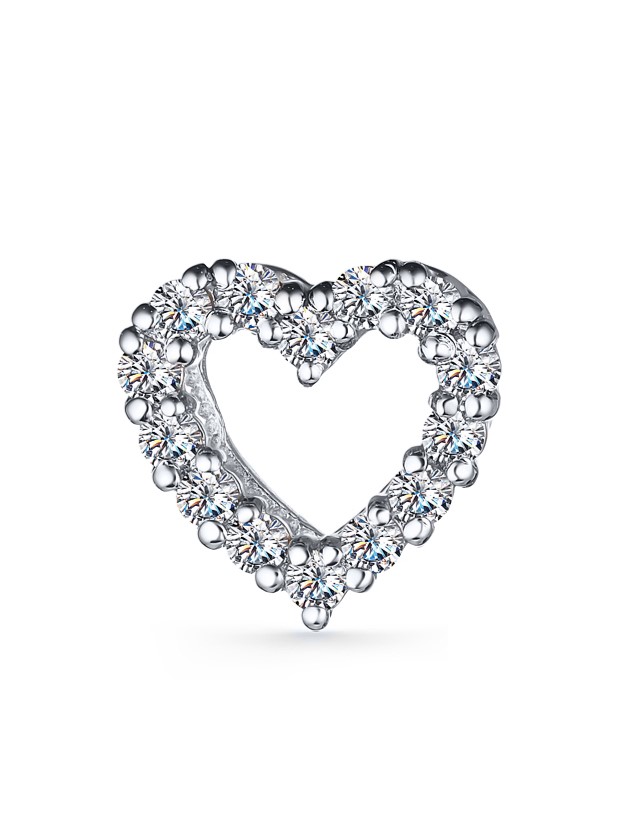 Подвеска Сердце с Бриллиантами 