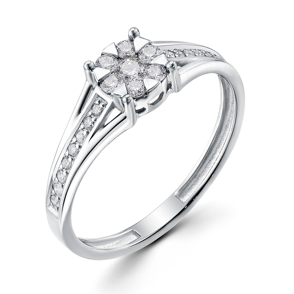 Кольцо с Бриллиантом "Invisible"