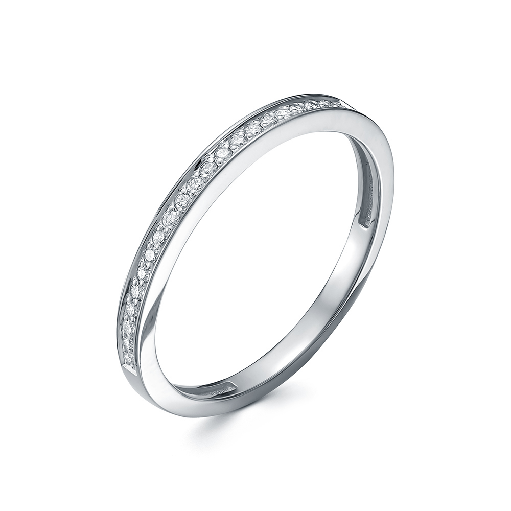 Кольцо с Дорожкой из Бриллиантов 