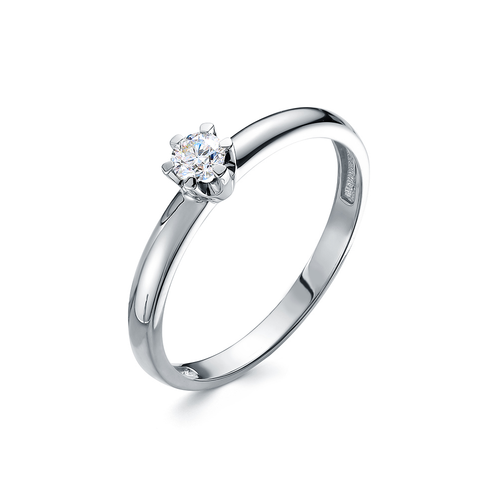 Помолвочное Кольцо с Бриллиантом