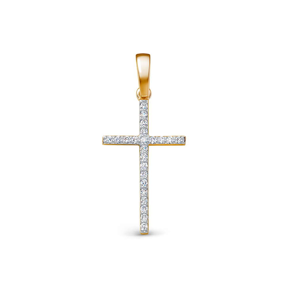 Крестик с Бриллиантами 