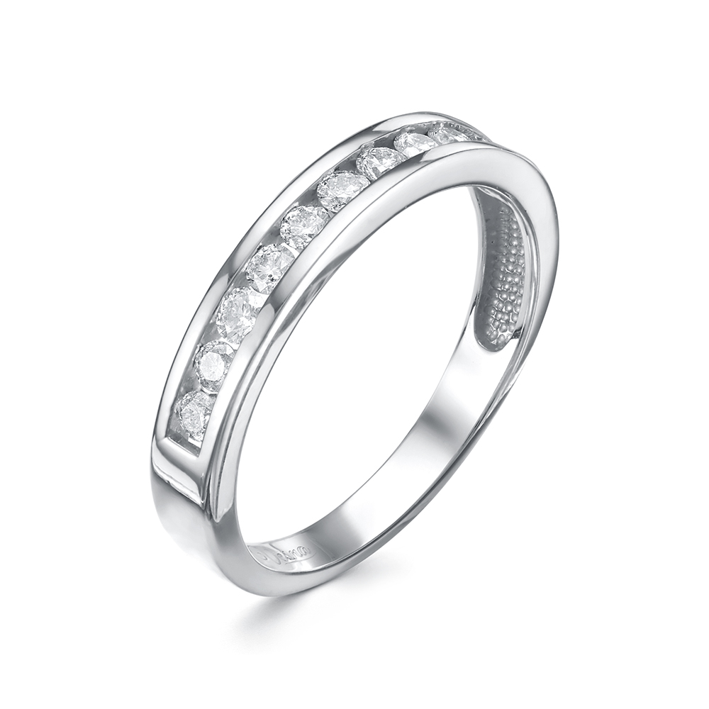 Кольцо Обручальное с Бриллиантами