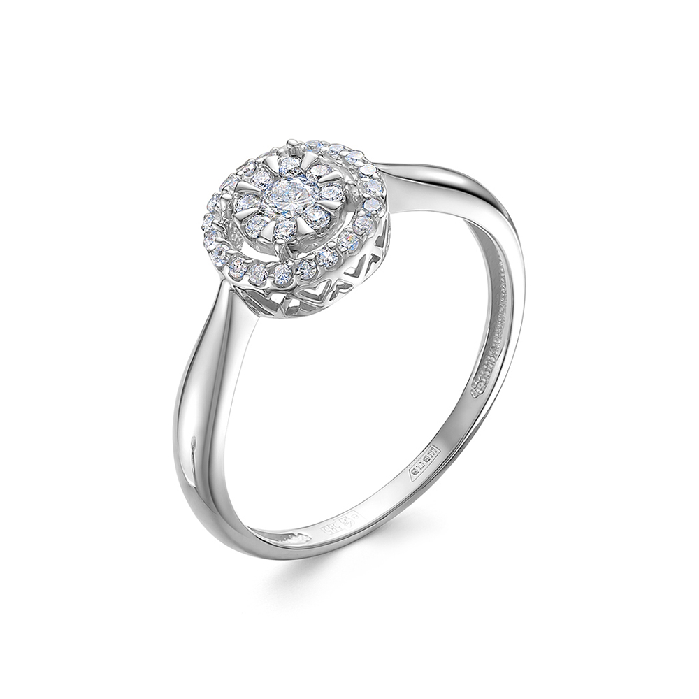 Кольцо с Бриллиантами "Invisible"