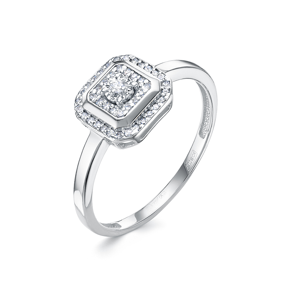 Кольцо с Бриллиантами "Invisible"