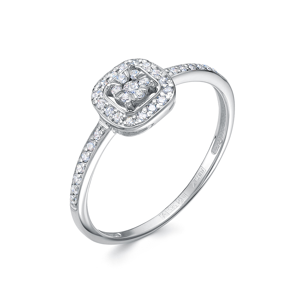 Кольцо с Бриллиантами "Invisible"